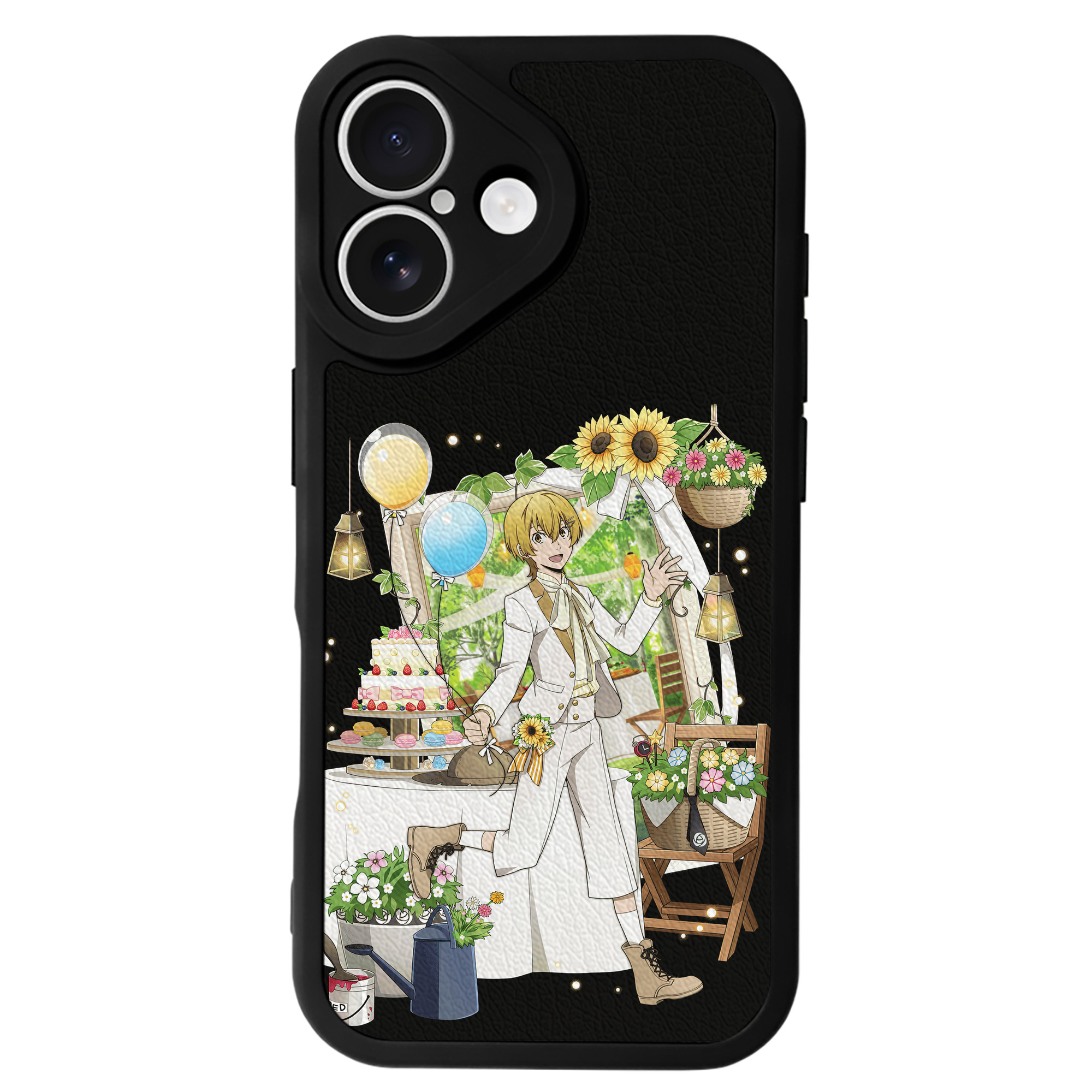 （画像用） 文豪ストレイドッグス Bungo Stray Dogs 【iPhone 16シリーズ対応】シリコンスマホケース（レザー調） 材質：シリコン